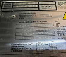 Load image into Gallery viewer, Leybold SOGEVAC SV630 B(F) with WSU2001 MFD 2018
