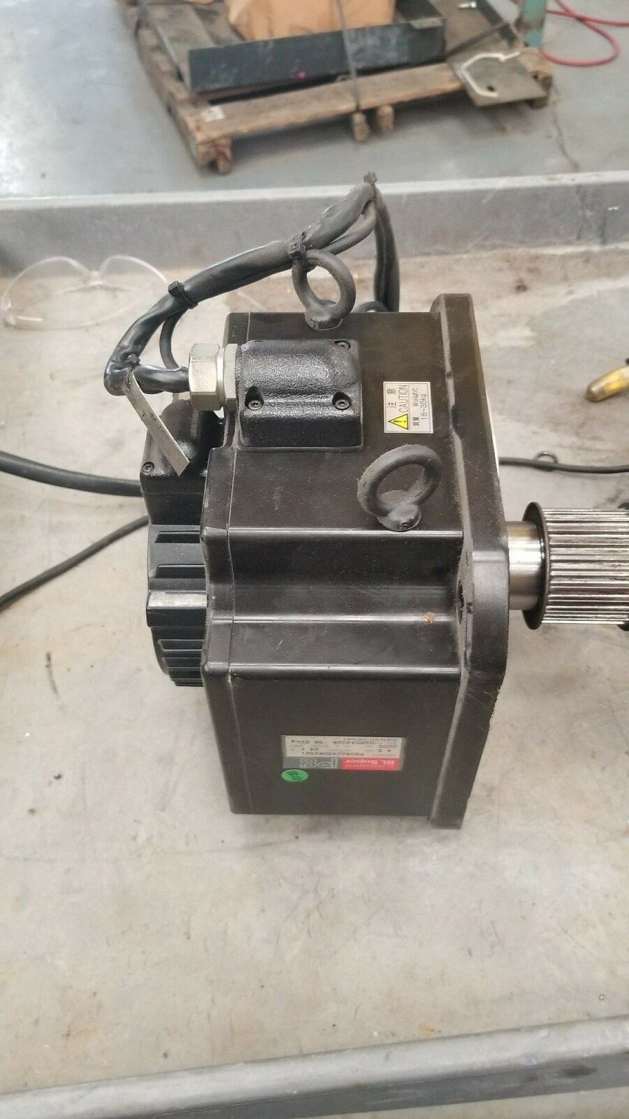 Sanyo Denki P80B22450RXS21 BL SUPER P8 Servo Motor