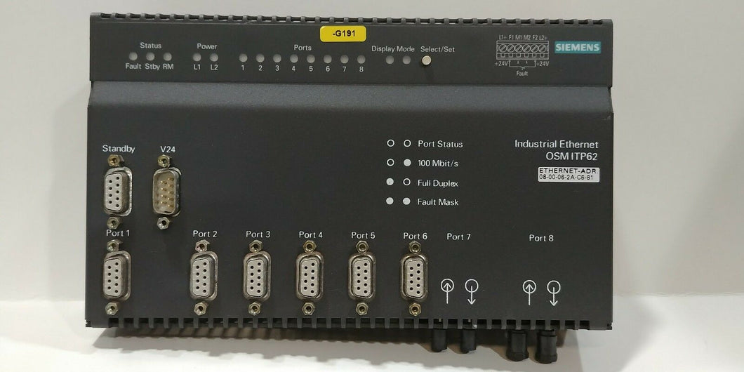 Siemens Simatic Net 6GK1105-2AA00 Optical Switch Module