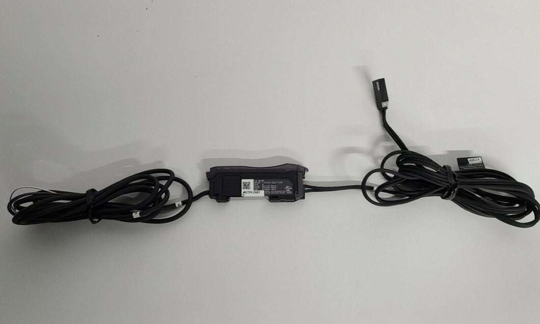 KEYENCE LV-N11P LASER SENSOR AMPLIFIER WITH LV-S41 SENSOR HEAD