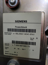 Load image into Gallery viewer, SIEMENS 6SL3352-1AE41-0FA1 POWERBLOCK

