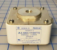 Gould Shawmut Amp-Trap Fuse A3-66C1100TS Series Q 660 V 1100 Amp 200 KA