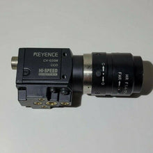 Load image into Gallery viewer, KEYENCE CV-035M CCD HI-SPEED DIGITAL CAMERA W/LENS F1.4/8mm
